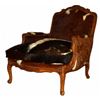 Image 6 : Western Cowhide Couch, Chair & Ottoman