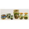Image 2 : 6 Miniature Meyer Pottery Handpainted Vases