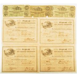 Civil War Confederate Tax Certificates & Money