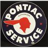 Image 1 : Pontiac Service Porcelain Dealership Sign