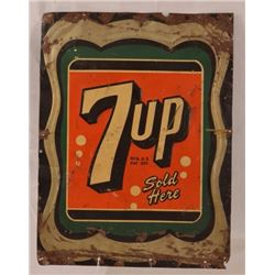 7up Metal Advertsing Sign