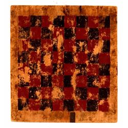 Antique Painted Checker Board