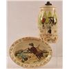 Image 1 : Custom Ranch Brand Water Jug & Platter