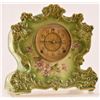 Image 2 : Antique Green Porcelain Mantle Clock