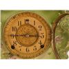 Image 4 : Antique Green Porcelain Mantle Clock