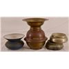 Image 1 : Four  Antique Brass Spittoons