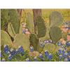 Image 2 : Bluebonnet and Cactus Painting