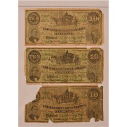 3 Civil War Country Store Trade Stimulator Bills