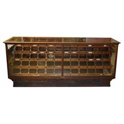 Country Store Apothecary Display Case