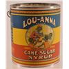 Image 1 : Lou-Anna Brand Cane Sugar Syrup Can