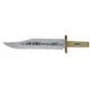 Image 1 : Jim Bowie And His Knife Large Museum Display Sign