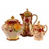 Image 1 : 3 Piece Hand Painted Rose Tea Set