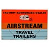 Image 1 : AirStream Travel Trailers Porcelain Sign
