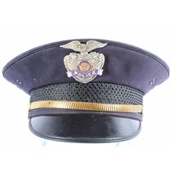 Helena Montana Police Hat & Badge circa 1930-1950