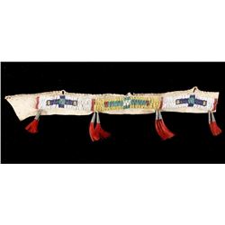 Crow Beaded Bridle Foretop circa 1880