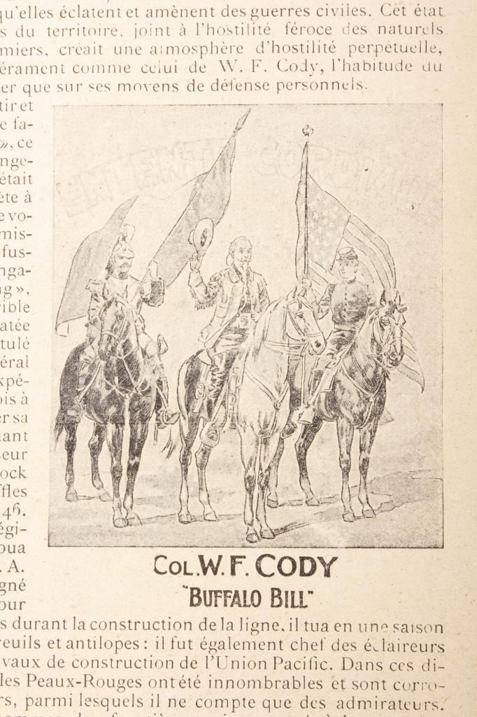 Buffalo Bill's Wild West Show Program France 1905