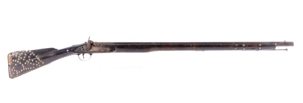 Crow Indian Tacked Trade Rifle 19th Century