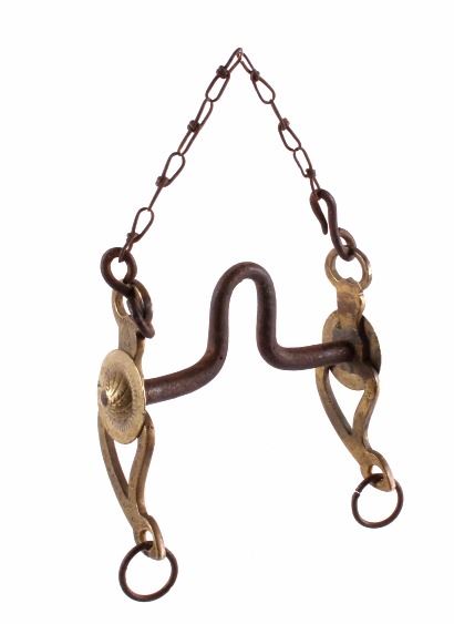 Early Prison Made Brass & Iron Cowboy Horse Bit