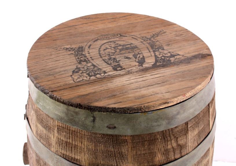 Olympia Beer Wooden Keg with Lid