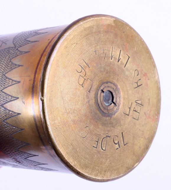 WWI Brass Artillery Shell Trench Art