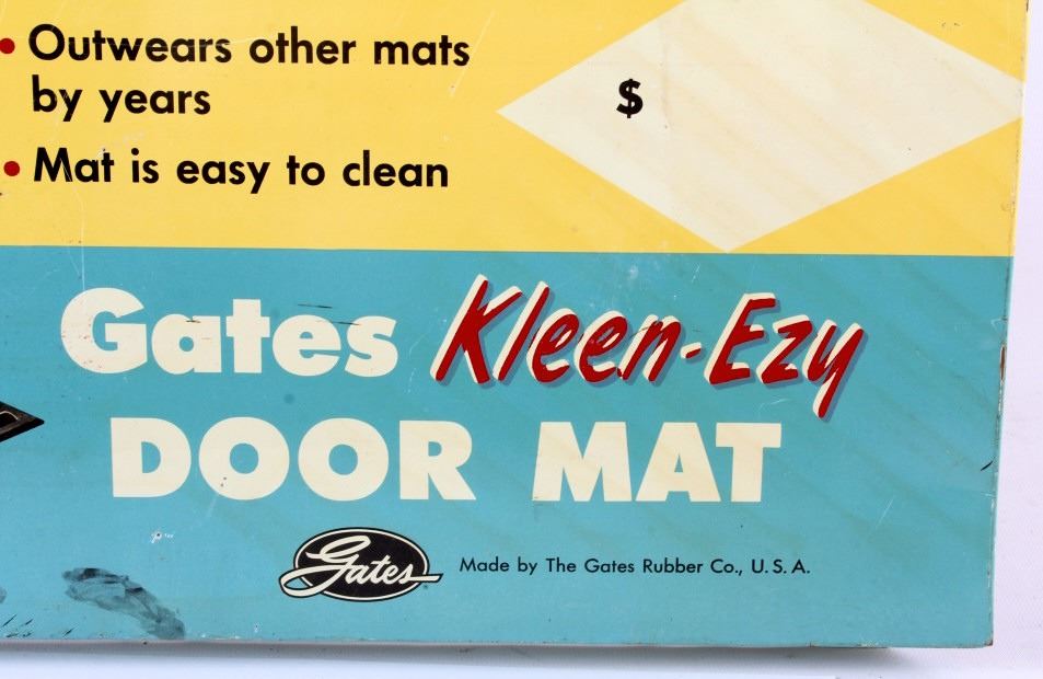 Gates Rubber Company Advertising Sign