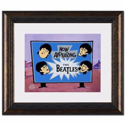 Now Appearing: The Beatles! Limited Edition Sericel Recreated From The Beatles Saturday Morning Cart
