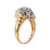 Image 2 : 10KT Yellow Gold Diamond Ring - #467