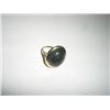 Image 1 : 14K GOLD 585 58.5% RING WITH BEAUTIFUL CENTER DARK CENTER STONE STAMPED *14K 585* TOTAL WEIGHT OF 6.