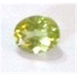 .65 CARAT GREEN PERIDOT GEMSTONE *BEAUTIFUL OVAL CUT & FACETED* GEM!! GEMSTONE CAME OUT OF ESTATE!!