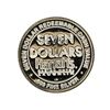 Image 2 : Harrahs Casino Hotel $7 Casino Gaming Token .999 Silver Limited Edition
