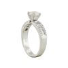 Image 3 : 18KT White Gold 1.40ctw Round Brilliant Cut Diamond Engagement Ring