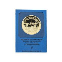 San Juan Island National Historical Park Sterling Silver Proof Medal