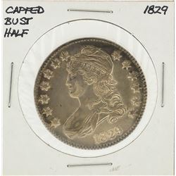 1829 Capped Bust Half Dollar Silver Coin