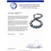 Image 3 : 14KT White Gold 12mm-15.5mm Tahitian Cultured Black Pearl Necklace