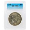 Image 1 : 1928 $1 Peace Silver Dollar ICG Graded MS62