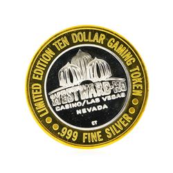 Westward Hotel Las Vegas $10 Casino Gaming Token .999 Silver Limited Edition