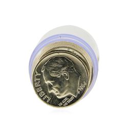 Roll of (50) 1964-D Brilliant Uncirculated Roosevelt Dimes