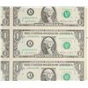 Image 2 : Rare 1981 $1 Uncut Sheet with Mismatch Serial Error