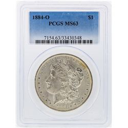 1884-O $1 Morgan Silver Dollar PCGS Graded MS63