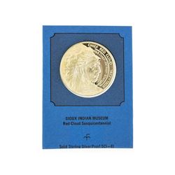 Sioux Indian Museum Sterling Silver Proof Medal