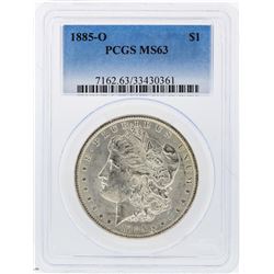 1885-O $1 Morgan Silver Dollar PCGS Graded MS63