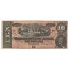 Image 1 : 1864 $10 Confederate States of America Note