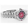 Image 3 : Womens Rolex Stainless Steel Diamond and Ruby Datejust Wristwatch