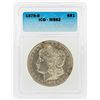 Image 1 : 1878-S $1 Morgan Silver Dollar ICG Graded MS62