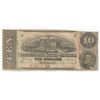 Image 1 : 1863 $10 The Confederate States of America Note