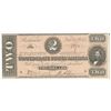 Image 1 : 1864 $2 Confederate States of America Note UNC