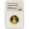 Image 1 : 2000-W $25 American Gold Eagle Coin NGC PF69 Ultra Cameo
