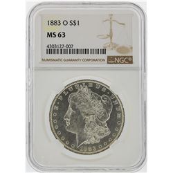 1883-O $1 Morgan Silver Dollar NGC Graded MS63