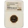 Image 1 : 1975 1000C Nicaragua USA Bicentennial Gold Coin NGC Graded MS67