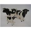 Image 1 : A SERIES OF THREE BESWICK FRIESIAN ANIMALS, Calf No.1249C. (smashed), Cow, No.1362A (leg s.d.) an...
